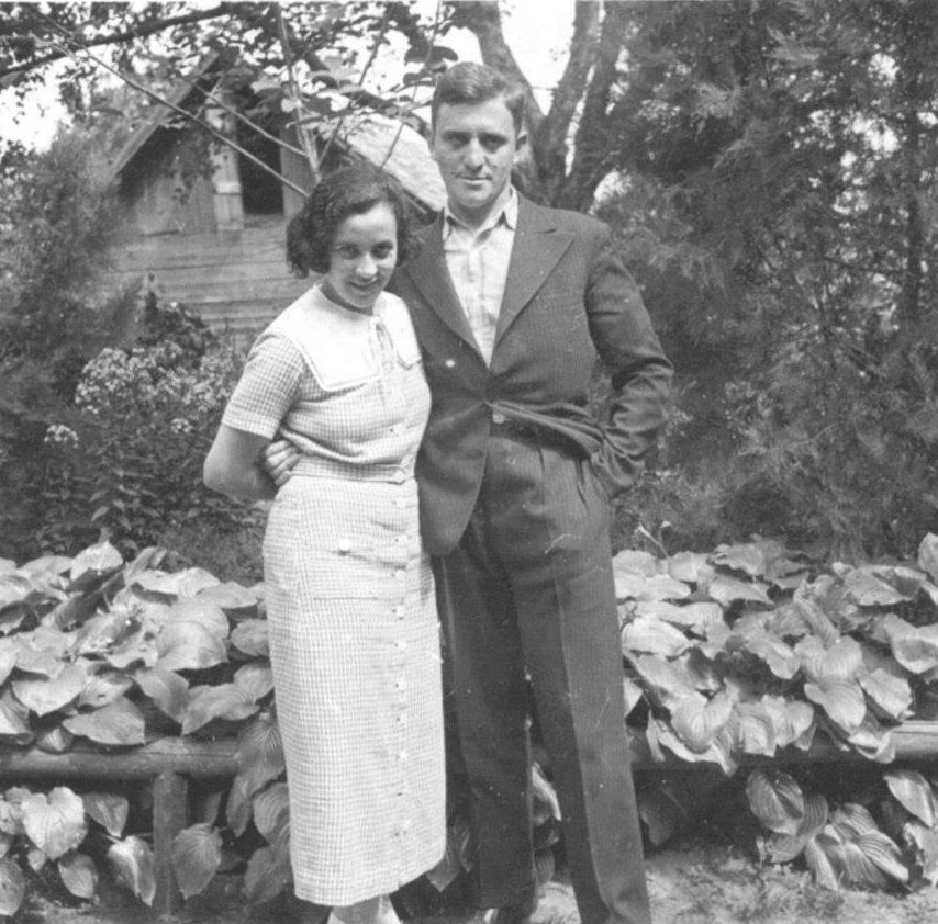 A picture of Julia and her husband, Bandi.