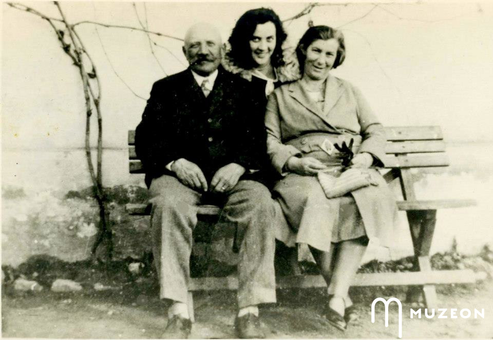 Poză despre familia lui Júlia Lusztig.