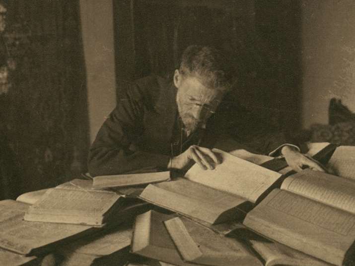 Imagine despre Eliezer Ben-Yehuda.